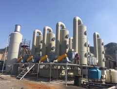 電鍍園區酸堿廢氣中和